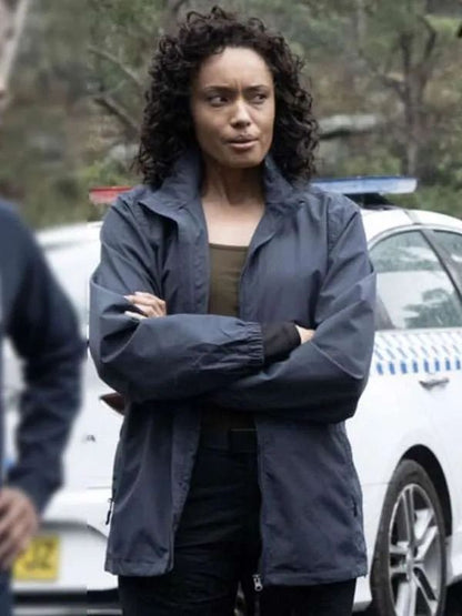 Olivia Swann NCIS Sydney S03 Gray Jacket