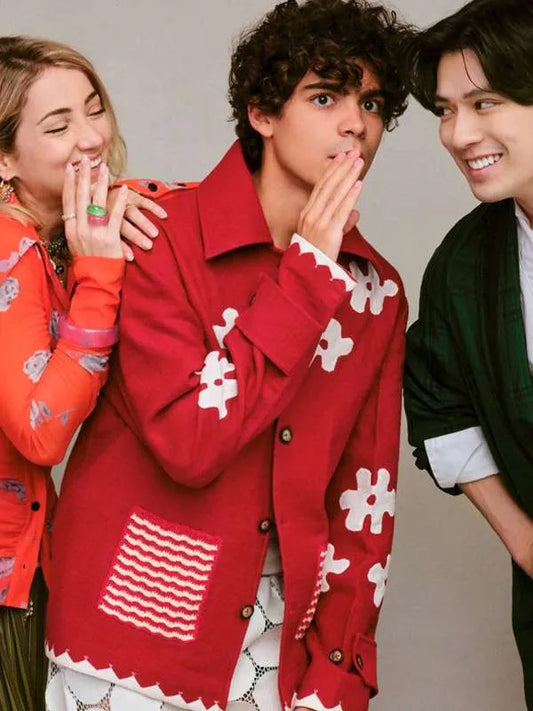 One Piece S01 Monkey D. Luffy Red Wool Jacket