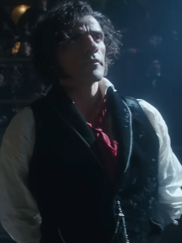 Oscar Isaac Dr. Victor Frankenstein Black Vest