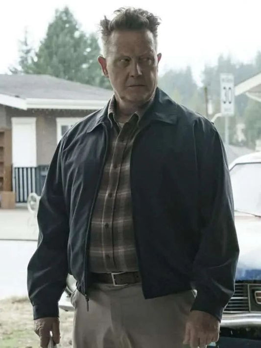 Peacemaker S01 Robert Patrick Black Cotton Jacket