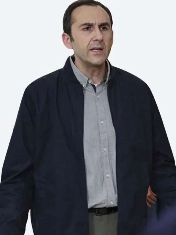 Peter Ciuffa The Good Doctor Diabetic Navy Blue Bomber Jacket