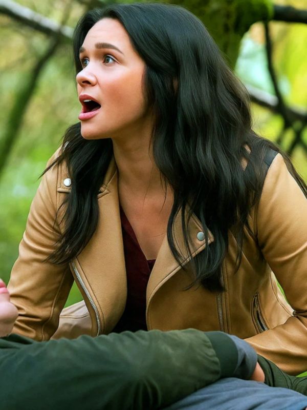 Providence Falls Katie Stevens Brown Leather Jacket