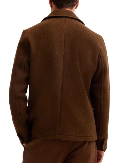 Providence Falls S01 Liam O’Conner Brown Wool Jacket