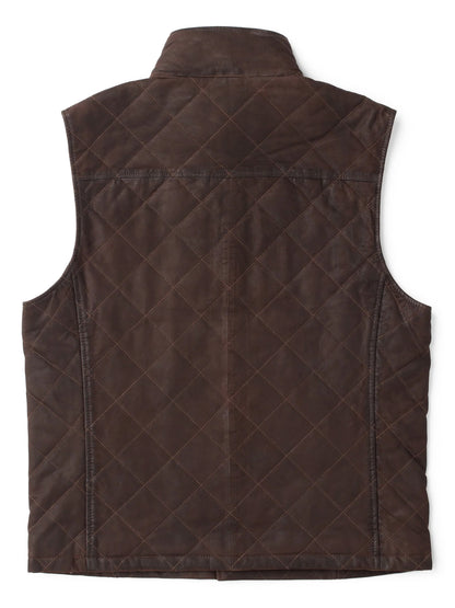 Ransom Canyon S01 Davis Collins Quilted Leather Vest