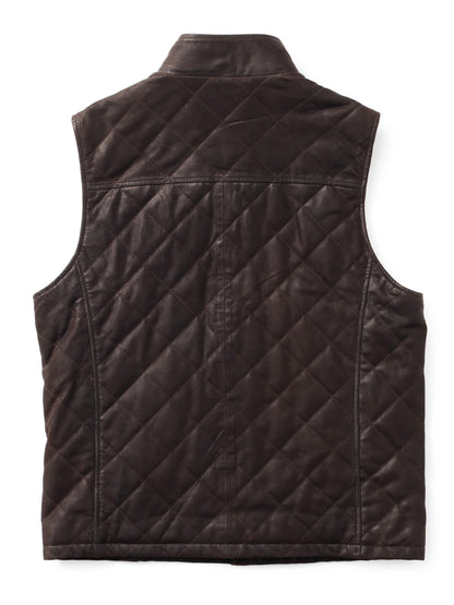 Ransom Canyon S01 Davis Collins Quilted Leather Vest