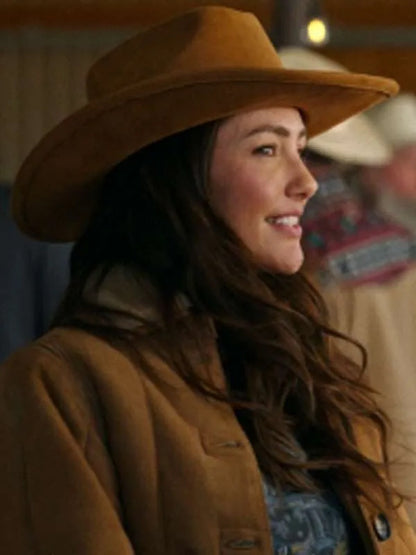 Ransom Canyon S01 Ellie Catawnee Suede Leather Jacket