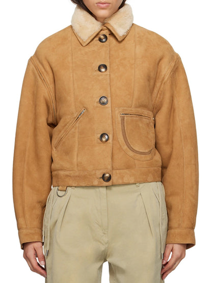 Ransom Canyon S01 Ellie Catawnee Suede Leather Jacket