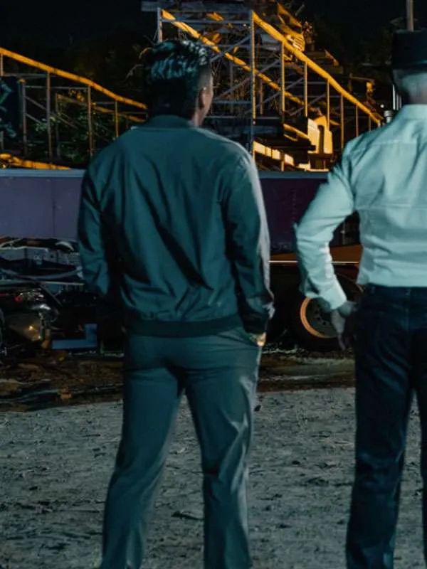 Rich Ting Tulsa King S03 Gray Bomber Jacket