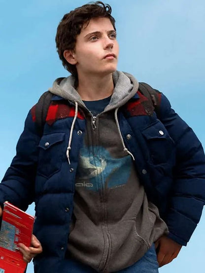 Roman Griffin Davis Greenland 2: Migration Blue Puffer Jacket