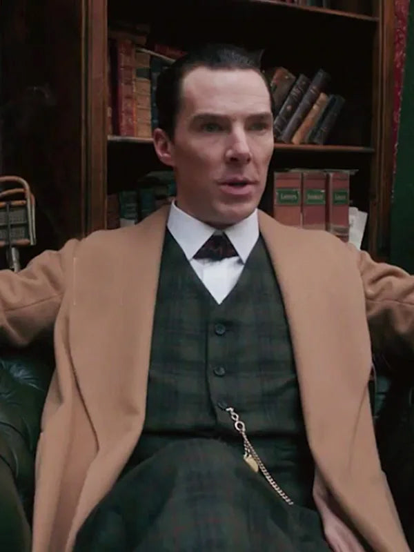 Sherlock Holmes Benedict Cumberbatch Brown Trench Coat