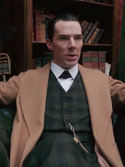 Sherlock Holmes Benedict Cumberbatch Brown Trench Coat
