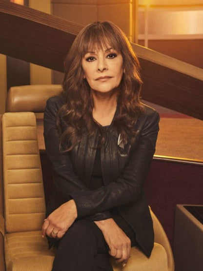 Star Trek Picard S03 Deanna Troi Leather Jacket