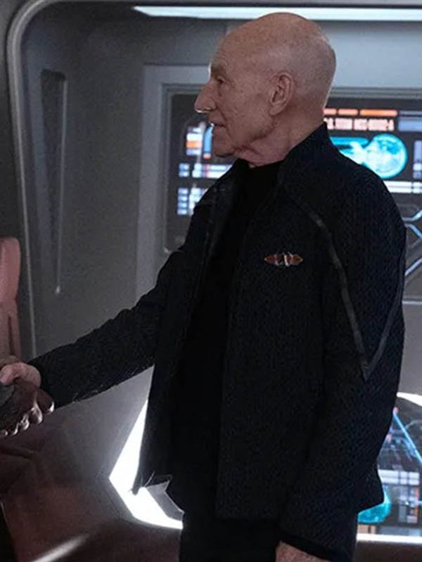 Star Trek SO3 Jean Luc Picard Black Jacket