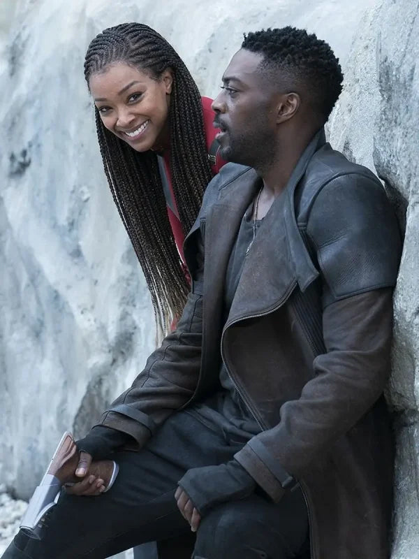 Star Trek SO5 Discovery Cleveland Booker Leather Coat