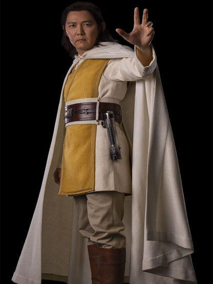 Star Wars The Acolyte Sol Lee Jung-Jae Beige Cape Coat