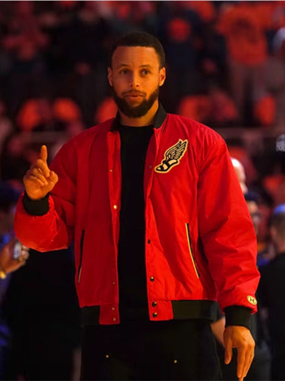Steph Curry Red Jacket