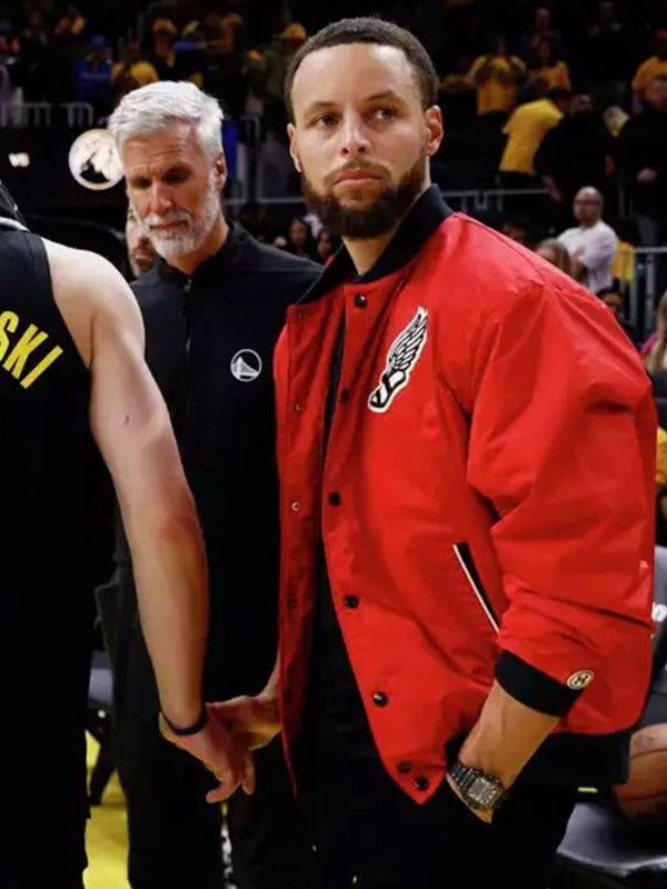 Steph Curry Red Jacket