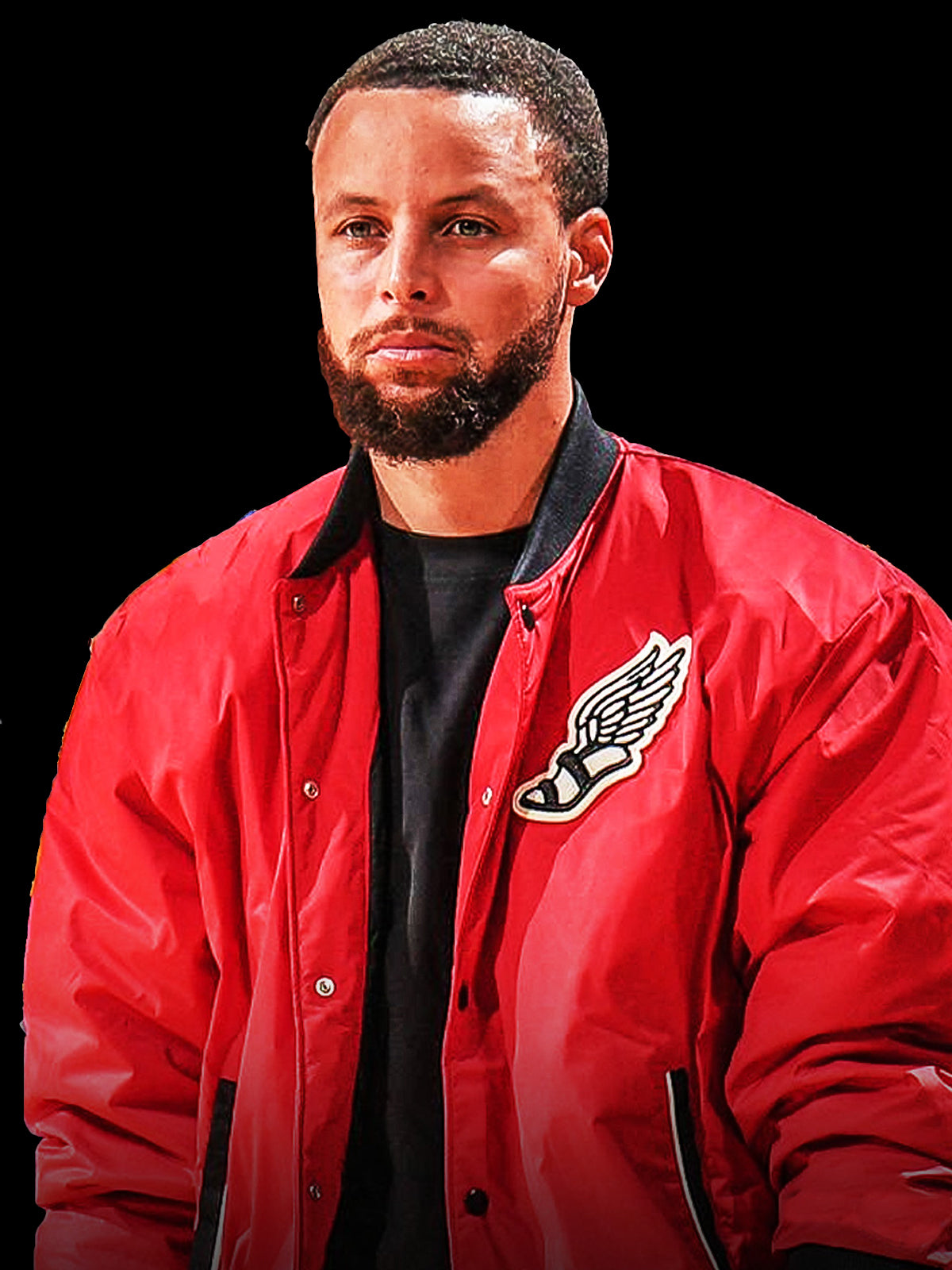 Steph Curry red Jacket