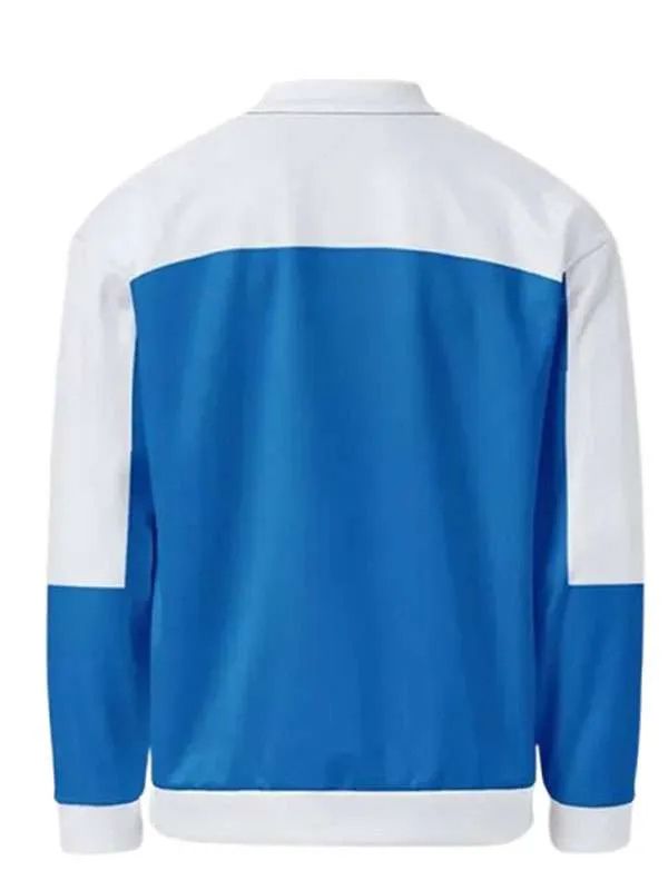 The Fantastic Four First Steps Blue and White Bomber Jacket