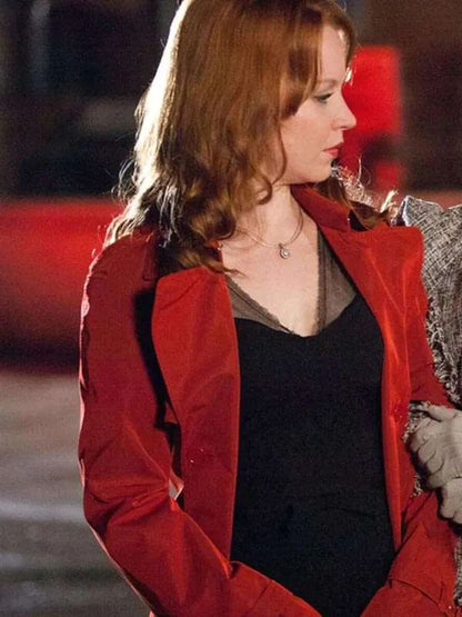 Torchwood Lauren Ambrose Red Cotton Coat