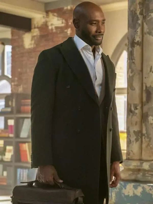 Watson Morris Chestnut Green Wool Coat