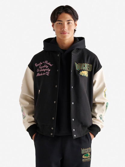 Roots X Wicked for Good Varsity Jacket