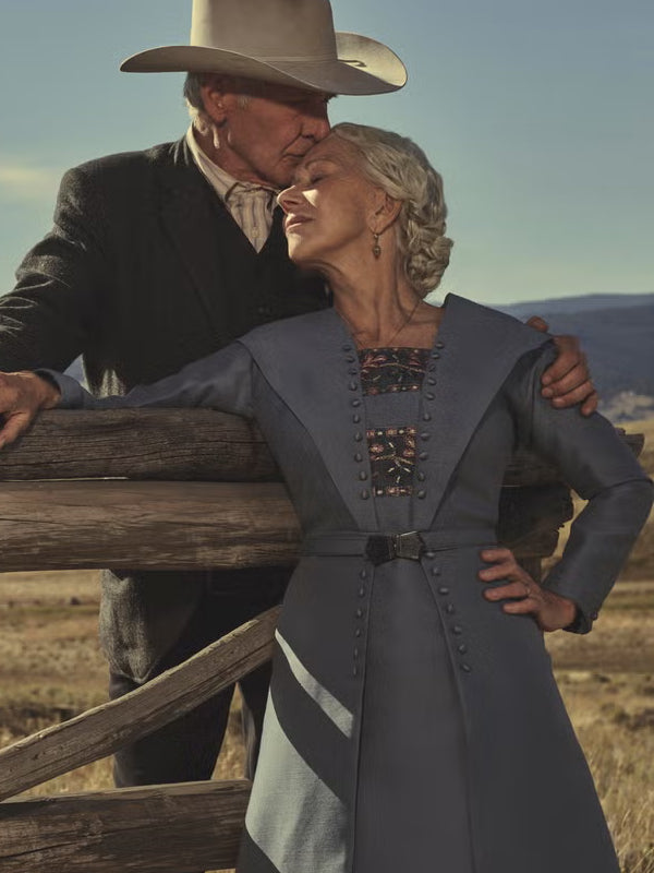 Yellowstone 1923 Cara Dutton Gray Coat