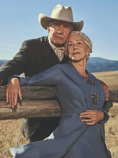 Yellowstone 1923 Cara Dutton Gray Coat