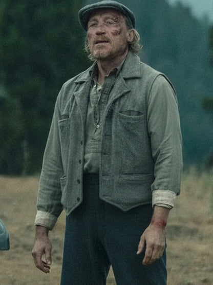 Yellowstone 1923 Jerome Flynn Gray Vest