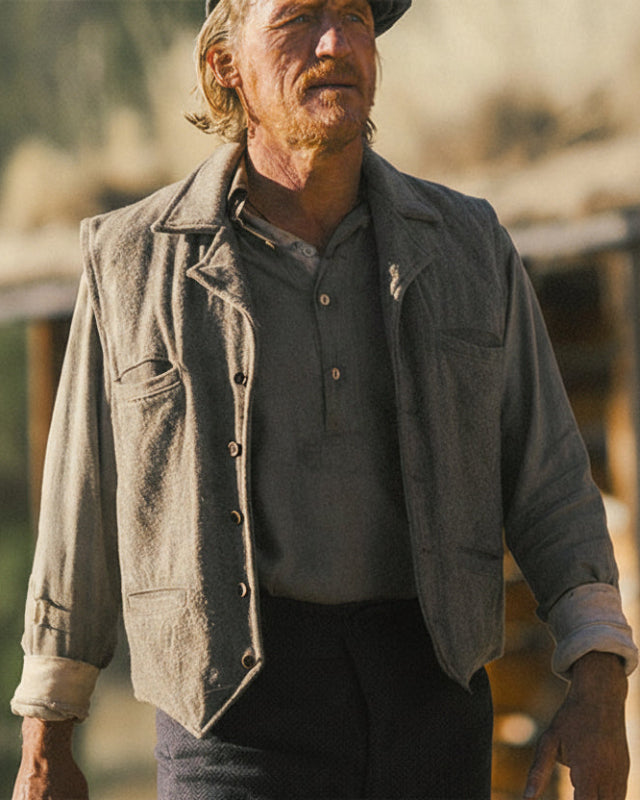 Yellowstone 1923 Jerome Flynn Gray Vest