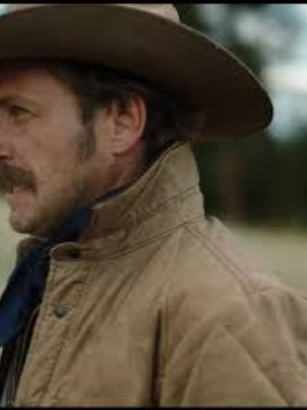 Yellowstone S05 Josh Lucas Brown Cotton Bomber Jacket