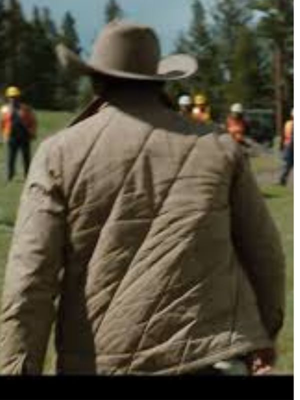 Yellowstone S05 Josh Lucas Brown Cotton Bomber Jacket