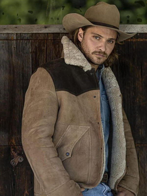 Yellowstone SO5 Luke Grimes Brown Suede Leather Jacket