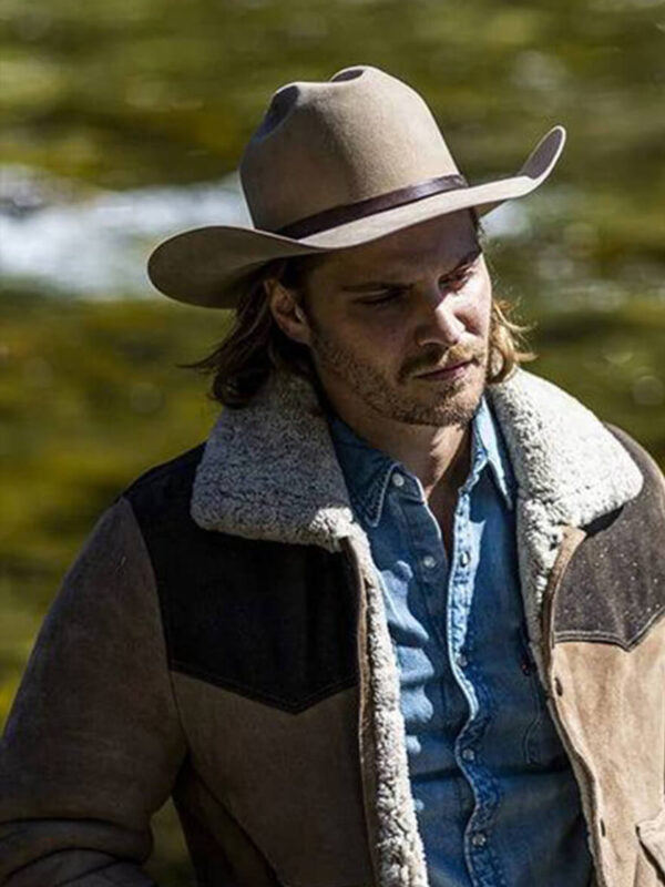 Yellowstone SO5 Luke Grimes Brown Suede Leather Jacket