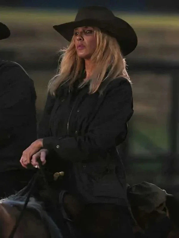 Yellowstone SO5 Beth Dutton Black Cotton Jacket