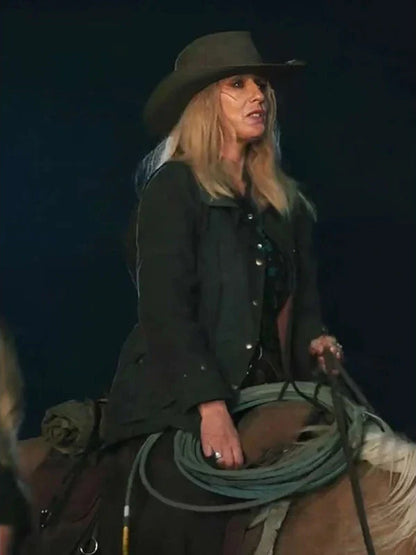 Yellowstone SO5 Beth Dutton Black Cotton Jacket