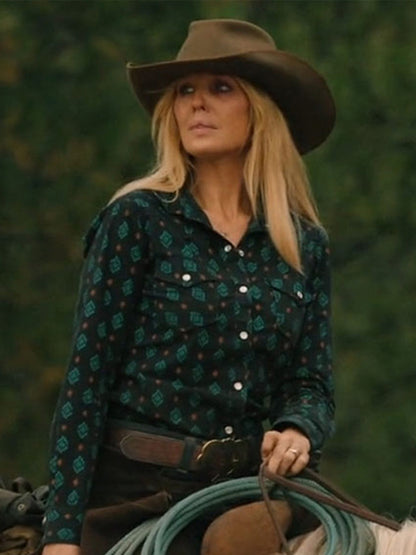 Yellowstone SO5 Beth Dutton Printed Cotton Shirt