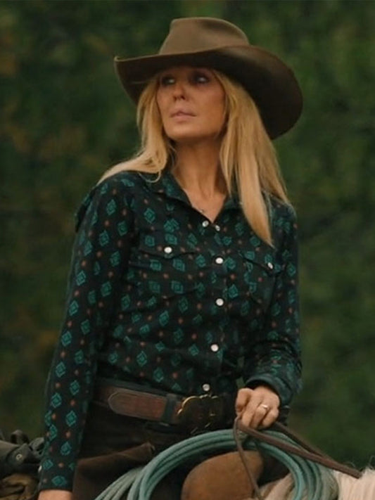Yellowstone SO5 Beth Dutton Printed Cotton Shirt
