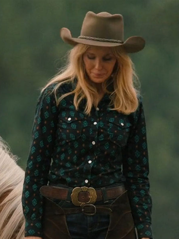 Yellowstone SO5 Beth Dutton Printed Cotton Shirt