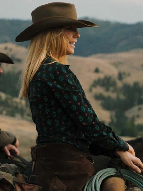 Yellowstone SO5 Beth Dutton Printed Cotton Shirt