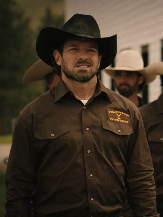 Yellowstone SO5 Dutton Ranch Brown Shirt