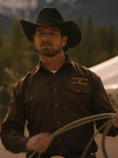 Yellowstone SO5 Dutton Ranch Brown Shirt