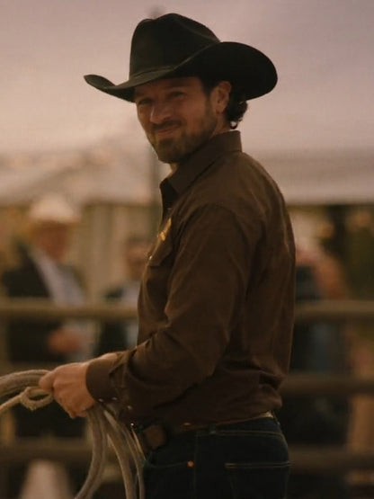 Yellowstone SO5 Dutton Ranch Brown Shirt