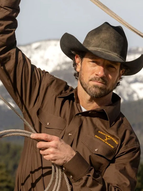 Yellowstone SO5 Dutton Ranch Brown Shirt