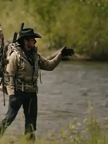 Yellowstone SO5 Ryan Bingham Walker Beige Cotton Jacket