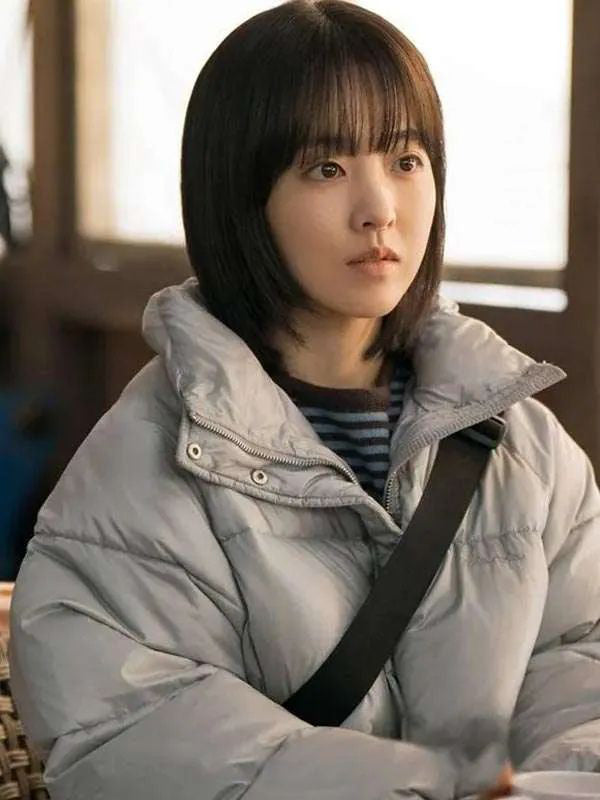 Yoo Mi-ji Our Unwritten Seoul S01 Gray Puffer Jacket